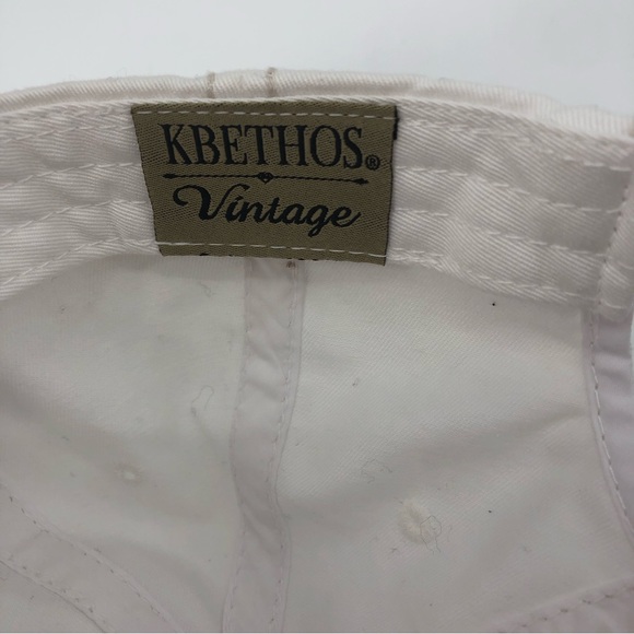 KBETHOS Embroidered Vacy All Day White Distressed Baseball Cap - Picture 10 of 14